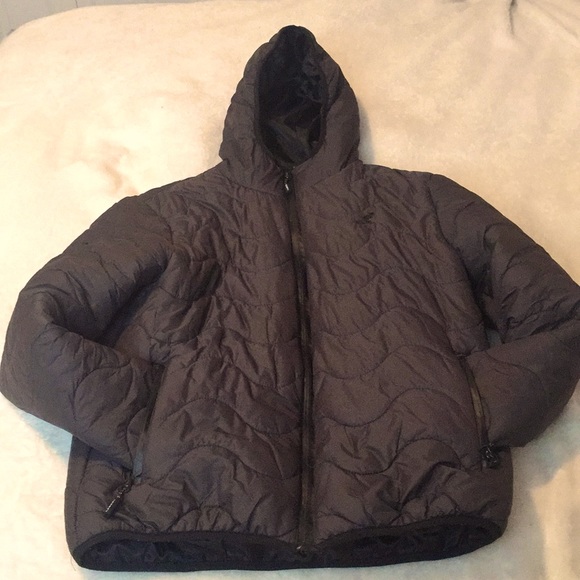 COPY - Kangol Puffer Jacket Grey - Picture 1 of 2